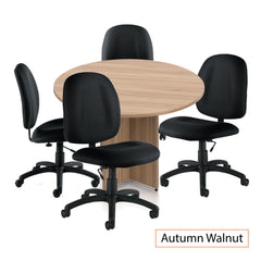 48" Round Table/Cross Base with 4 Chairs (G11650B) - Kainosbuy.com