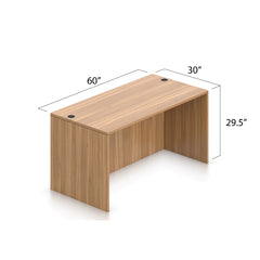 60"x30" Rectangular Desk with Hanging B/F pedestal - Kainosbuy.com