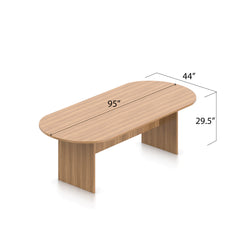 8 ft. Racetrack Conference Table (95" x 44") - Kainosbuy.com