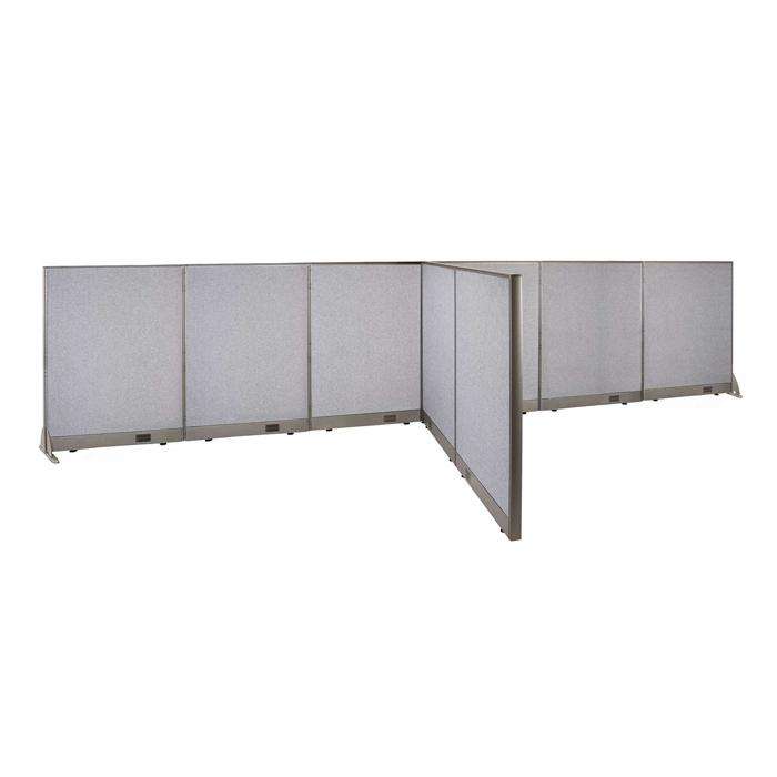 GOF Office T-Shaped Partition 72D x 180W x 48H - Kainosbuy.com