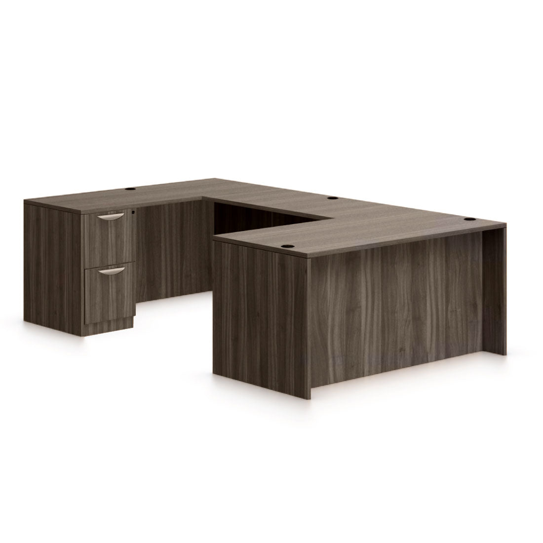 U66B - 5.5' x 8.5' U-Shape Workstation(Rectangular Desk with B/B/F and F/F Pedestal) - Kainosbuy.com