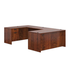 U71C - 6' x 9' U-Shape Workstation (Rectangular Desk with Two Hanging B/F Pedestals)