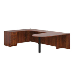 U71E - 6' x 10' U-Shape Workstation (Island D with B/B/F Pedestal)