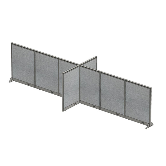 GOF Office X-Shaped Partition 60D x 204W x 48H - Kainosbuy.com