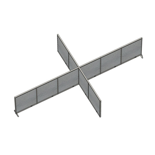 GOF Office X-Shaped Partition 132D x 216W x 48H - Kainosbuy.com