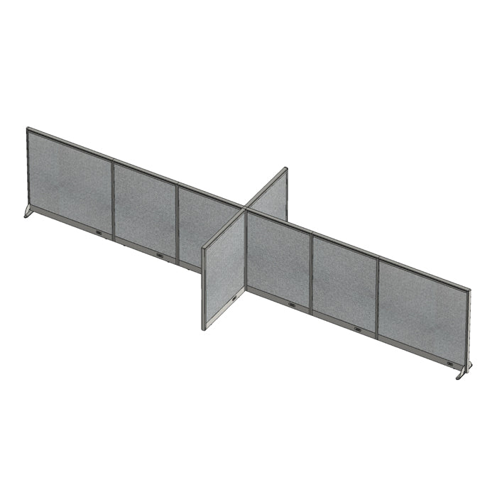 GOF Office X-Shaped Partition 72D x 240W x 48H - Kainosbuy.com