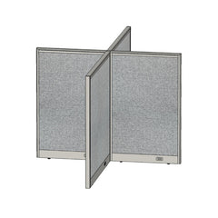 GOF Office X-Shaped Partition 60D x 96W x 48H - Kainosbuy.com