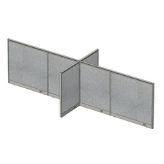 GOF Office X-Shaped Partition 60D x 168W x 48H - Kainosbuy.com