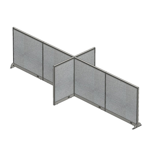 GOF Office X-Shaped Partition 60D x 192W x 48H - Kainosbuy.com
