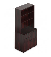 Bookcase with Mixed Storage Unit -Storage Tower - Kainosbuy.com