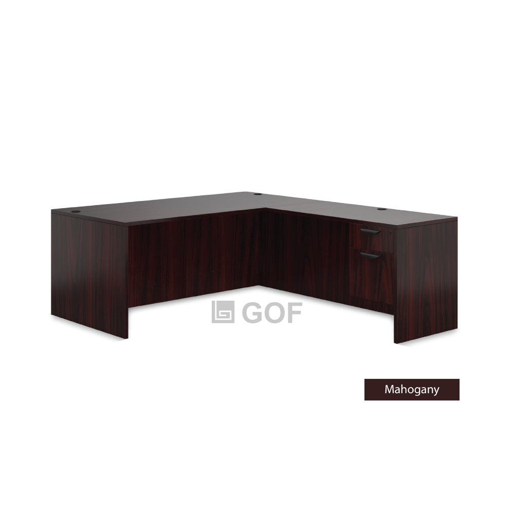 GOF 3 Person Workstation Cubicle (5'D  x 19.5'W x 6'H) / Office Partition, Room Divider - Kainosbuy.com