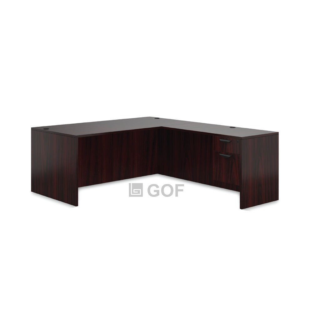 GOF 2 Person Workstation Cubicle (6'D x 14'W x 4'H) / Office Partition, Room Divider - Kainosbuy.com