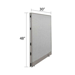 GOF Single Full Fabric Office Partition <br>30w x 48h - Kainosbuy.com