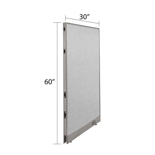 GOF Single Full Fabric Office Partition <br>30w x 60h - Kainosbuy.com