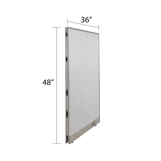 GOF Single Full Fabric Office Partition<br>36w x 48h - Kainosbuy.com