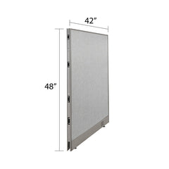 GOF Single Full Fabric Office Partition<br>42w x 48h - Kainosbuy.com