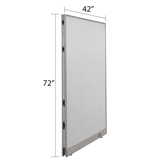 GOF Single Full Fabric Office Partition<br>42w x 72h - Kainosbuy.com