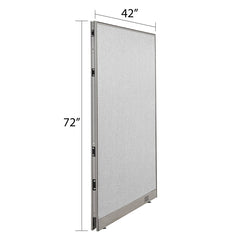 GOF Single Full Fabric Office Partition<br>42w x 72h - Kainosbuy.com