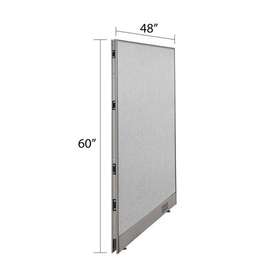 GOF Single Full Fabric Office Partition<br>48w x 60h - Kainosbuy.com