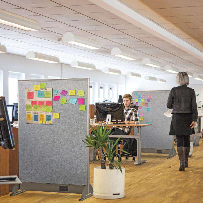 GOF Freestanding Office Partition<BR>36W x 48H - Kainosbuy.com